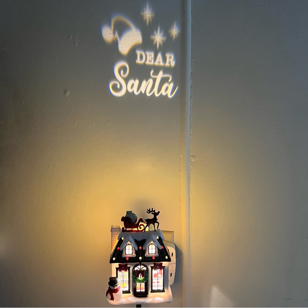 BBW LIGHT UP DEAR SANTA PROJECTOR NIGHTLIGHT Wallflower Fragrance Plug